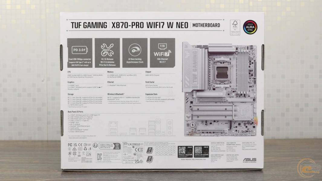 ASUS TUF GAMING X870-PRO WIFI7 W NEO -1