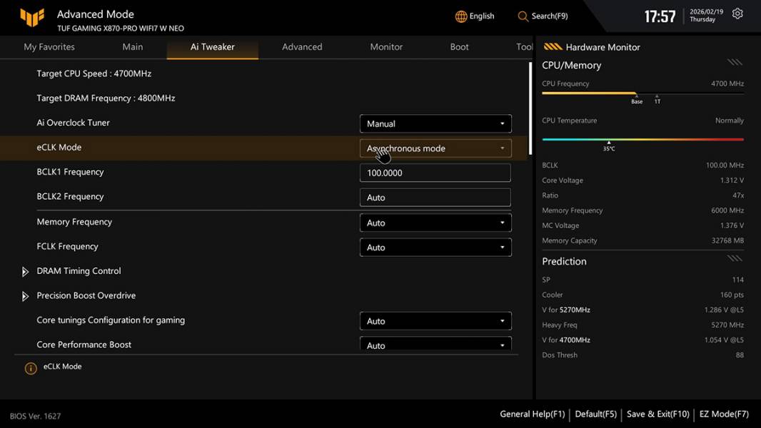 ASUS TUF GAMING X870-PRO WIFI7 W NEO -5