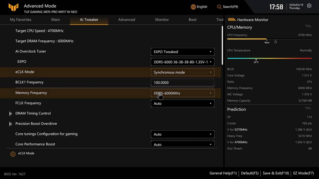 ASUS TUF GAMING X870-PRO WIFI7 W NEO -5
