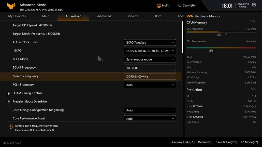 ASUS TUF GAMING X870-PRO WIFI7 W NEO -5