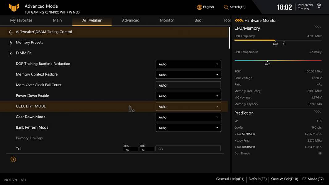 ASUS TUF GAMING X870-PRO WIFI7 W NEO -5