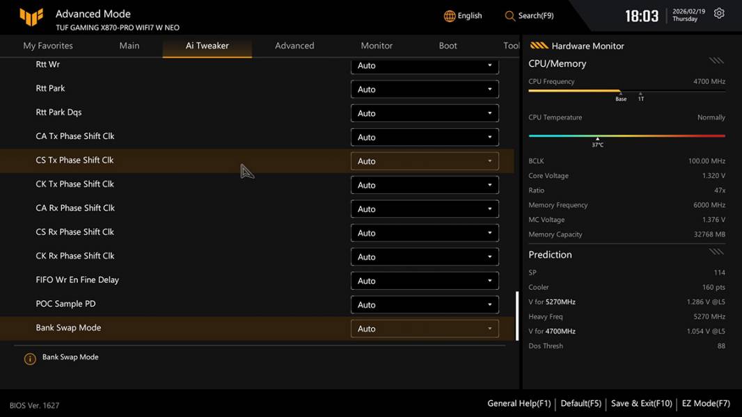 ASUS TUF GAMING X870-PRO WIFI7 W NEO -5