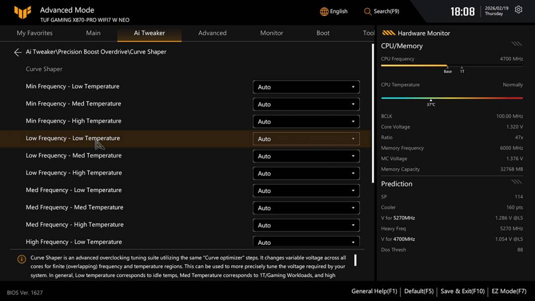 ASUS TUF GAMING X870-PRO WIFI7 W NEO -5
