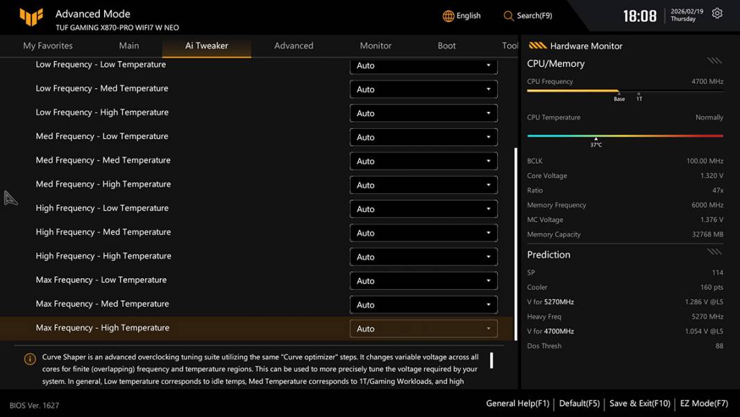 ASUS TUF GAMING X870-PRO WIFI7 W NEO -5