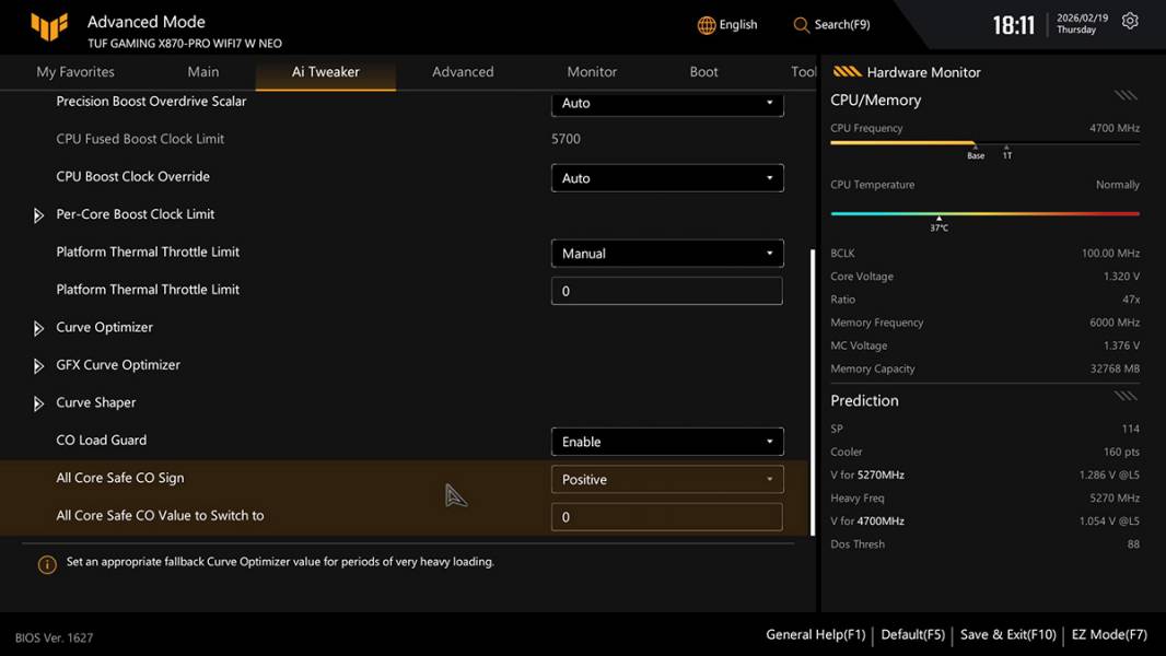 ASUS TUF GAMING X870-PRO WIFI7 W NEO -5