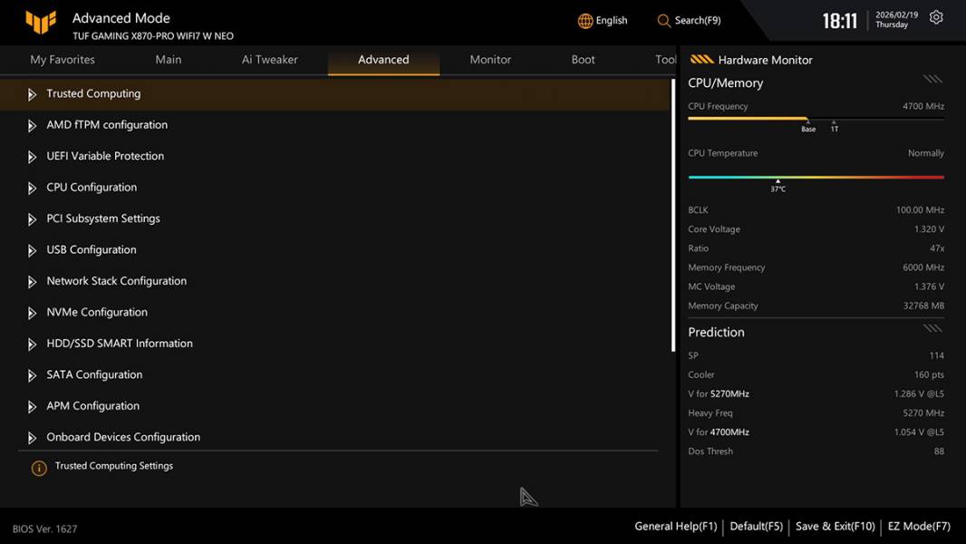 ASUS TUF GAMING X870-PRO WIFI7 W NEO -5
