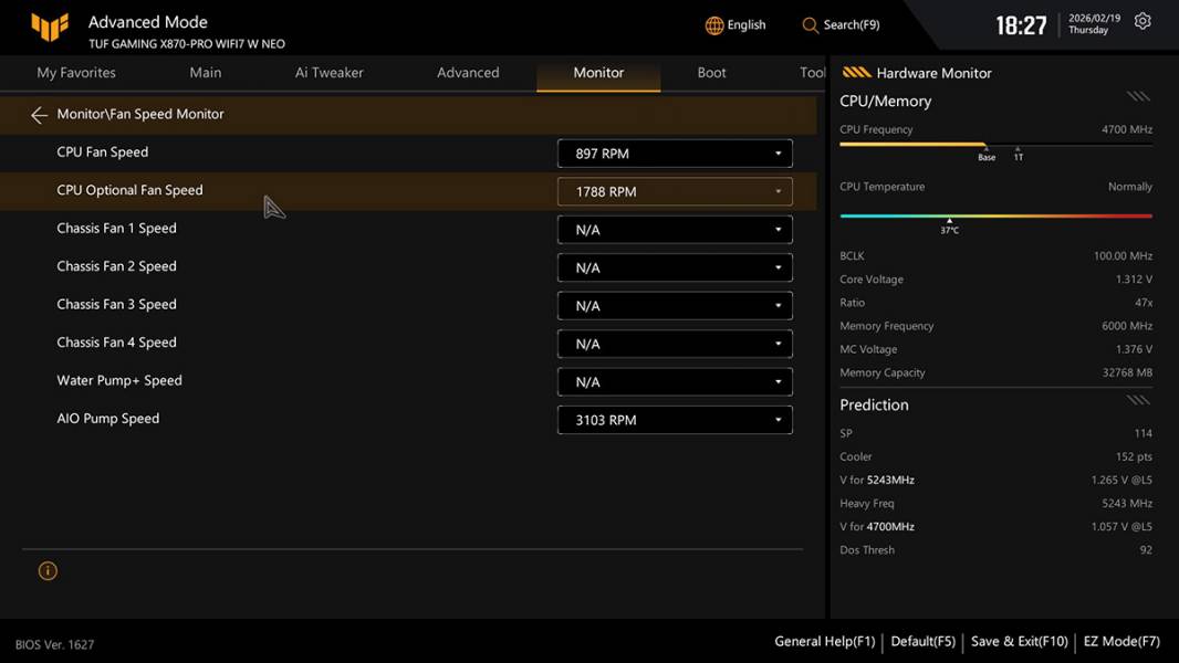 ASUS TUF GAMING X870-PRO WIFI7 W NEO -5