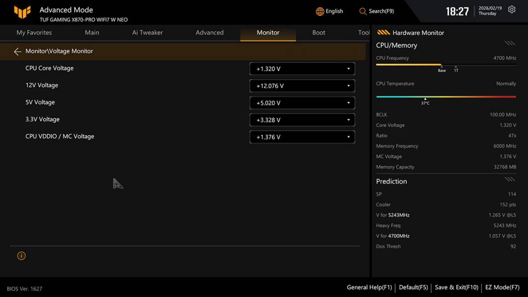 ASUS TUF GAMING X870-PRO WIFI7 W NEO -5