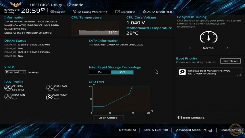 ASUS TUF H370-PRO GAMING