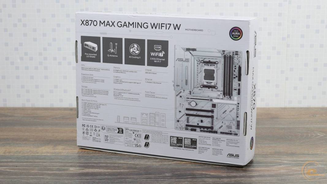 ASUS X870 MAX GAMING WIFI7 W-1