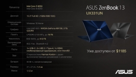 ASUS ZenBook 13 UX331UN