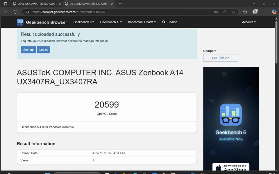 ASUS Zenbook A14 UX3407RA-7
