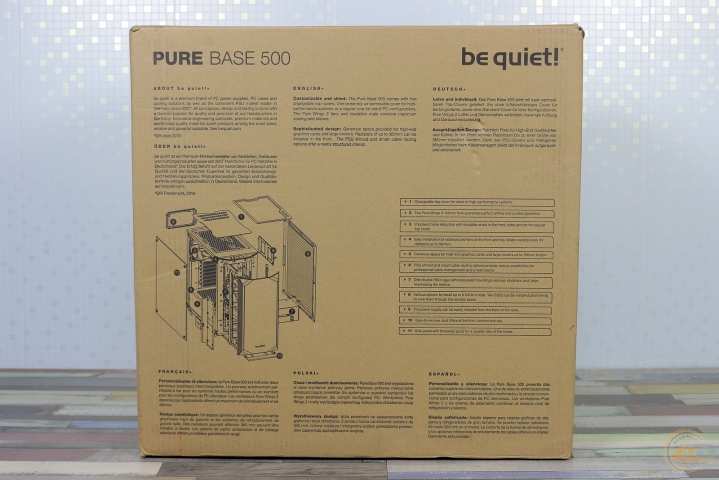 be quiet! Pure Base 500 Window White