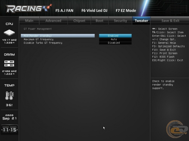 BIOSTAR RACING Z490GTA
