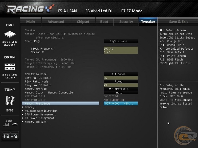 BIOSTAR Racing Z590GTA