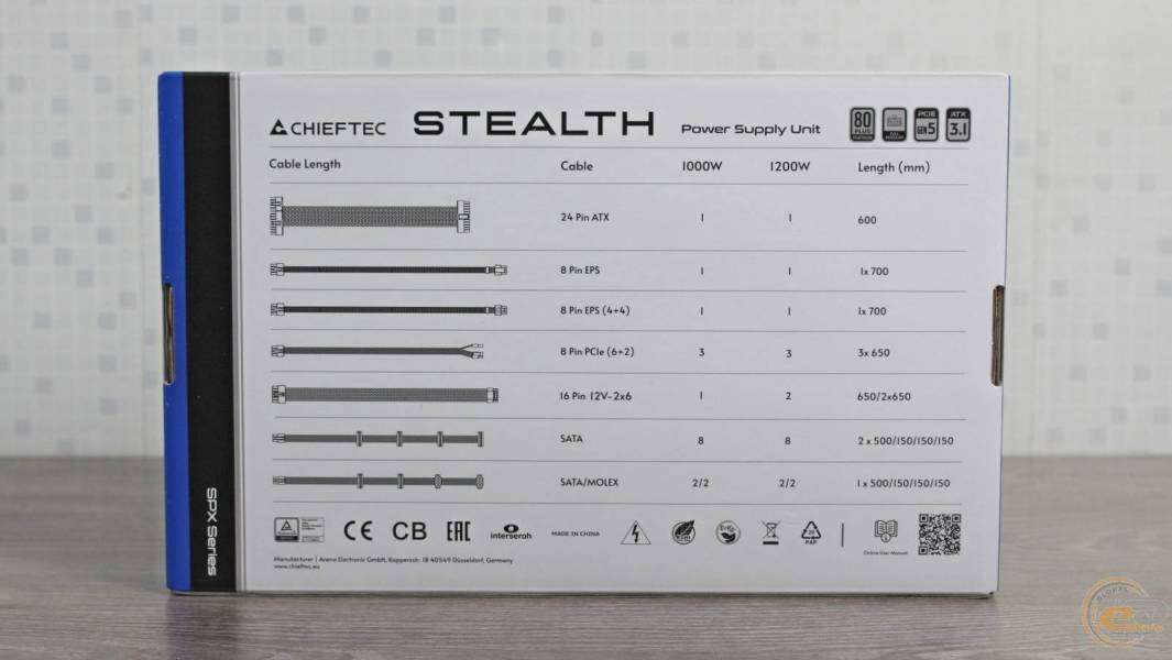 CHIEFTEC STEALTH 1000W