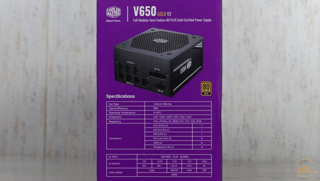 Cooler Master V650 Gold – v2