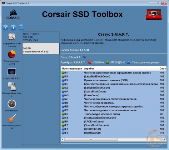 Corsair SSD Toolbox