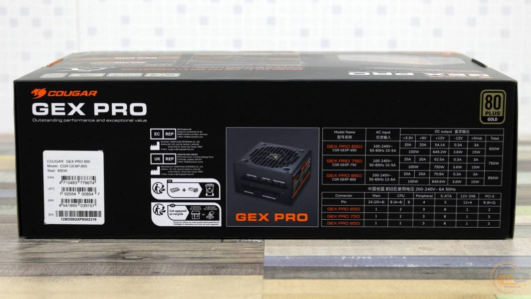 COUGAR GEX PRO 850-1