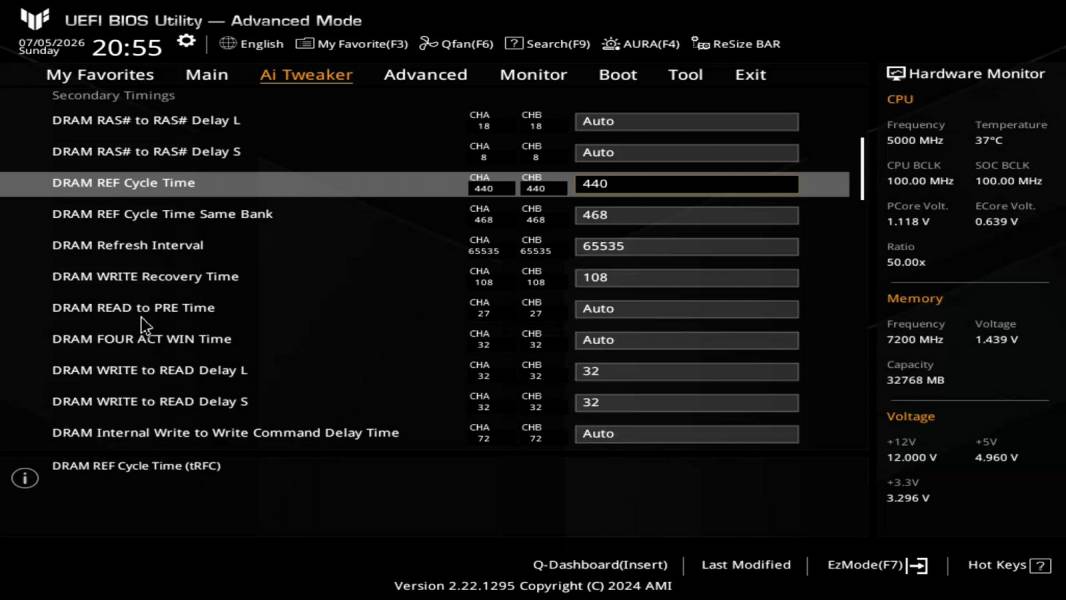 DDR5-7200 Aurum eXceleram-6