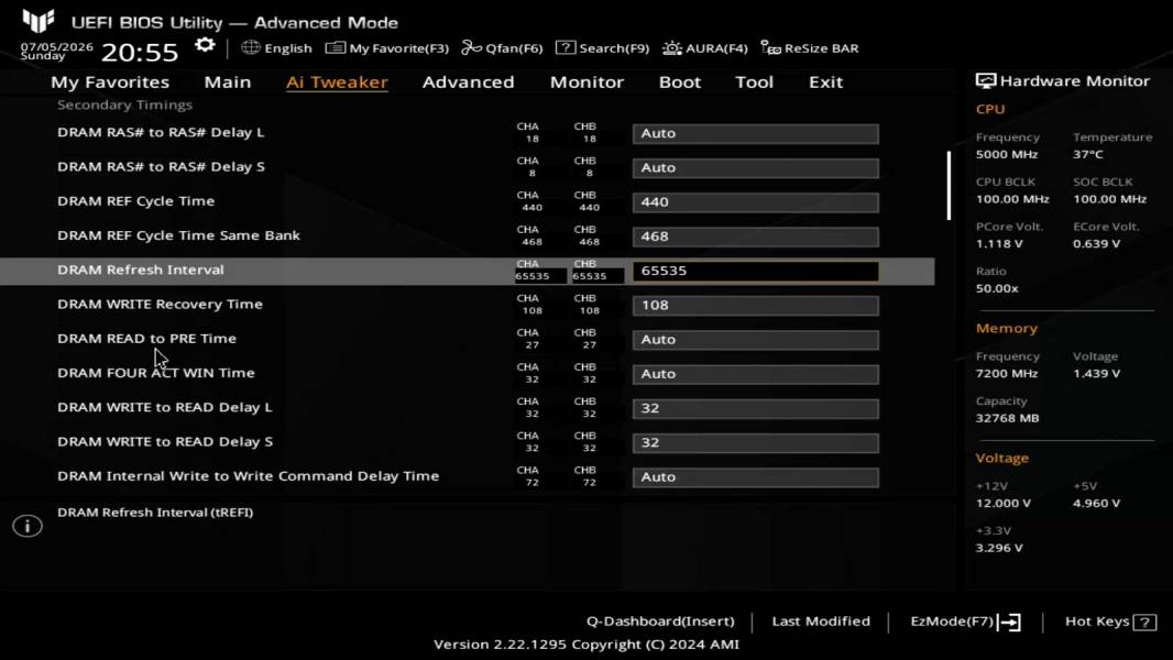 DDR5-7200 Aurum eXceleram-6