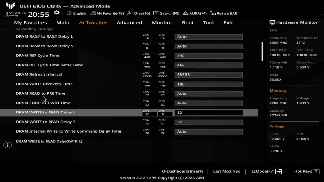 DDR5-7200 Aurum eXceleram-6