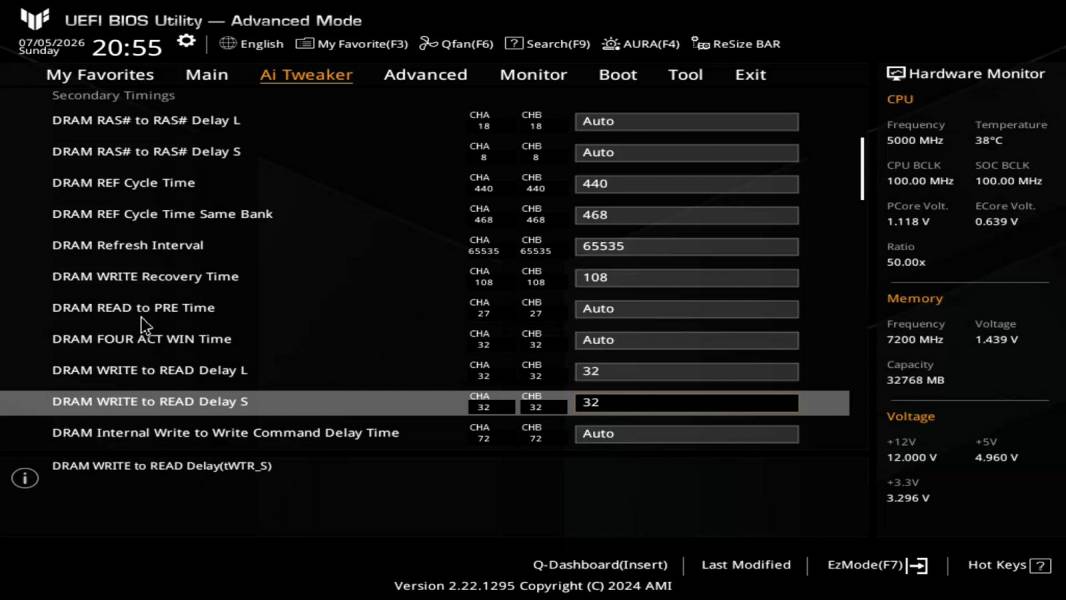 DDR5-7200 Aurum eXceleram-6