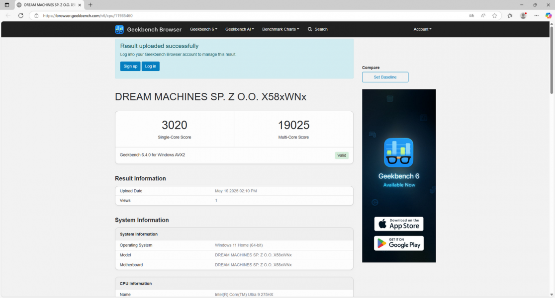 Dream Machines RX5080-18UA22-7