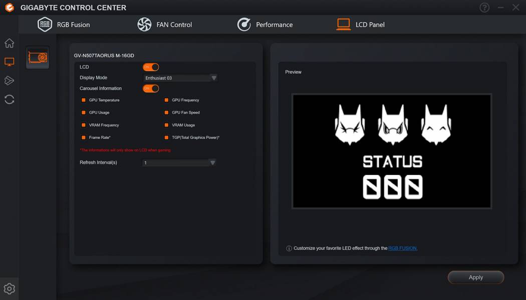 GIGABYTE AORUS GeForce RTX 5070 Ti MASTER 16G-3