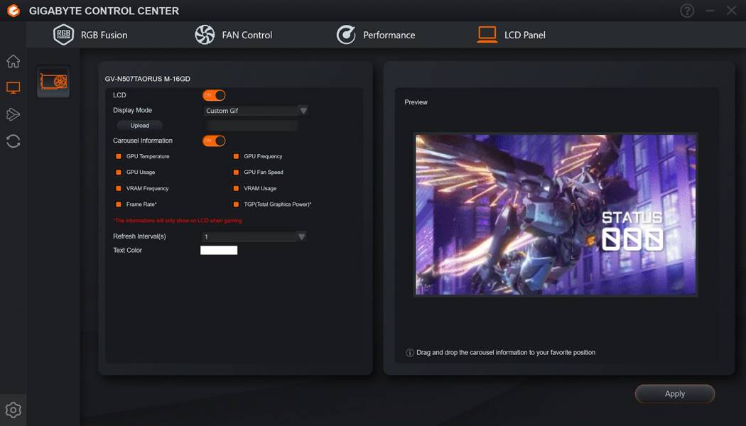 GIGABYTE AORUS GeForce RTX 5070 Ti MASTER 16G-3
