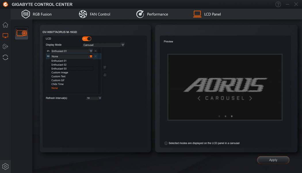 GIGABYTE AORUS GeForce RTX 5070 Ti MASTER 16G-3