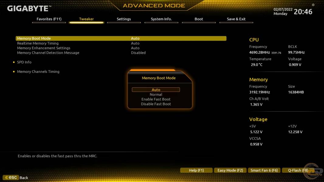 GIGABYTE B660 GAMING X DDR4