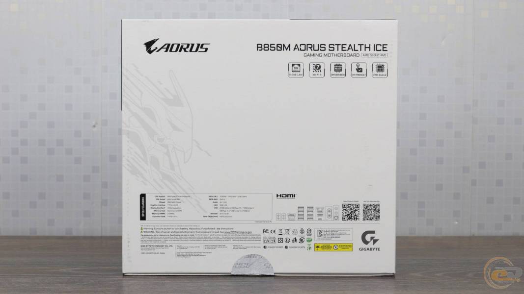 GIGABYTE B850M AORUS STEALTH ICE-1