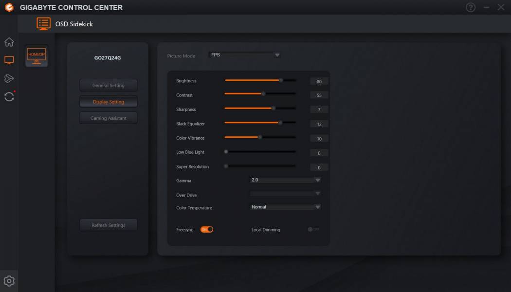 GIGABYTE GO27Q24G-7-1