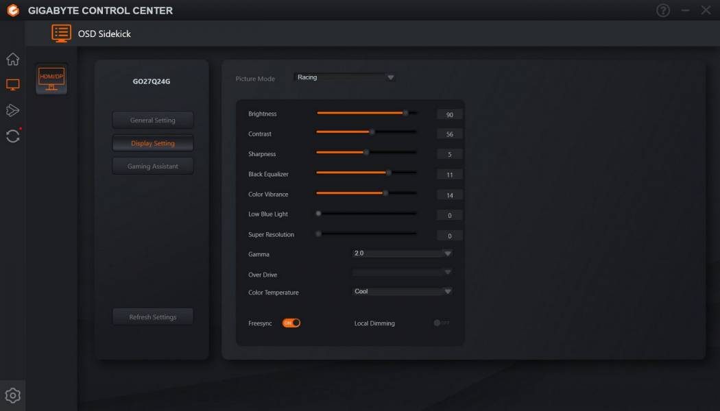 GIGABYTE GO27Q24G-7-1