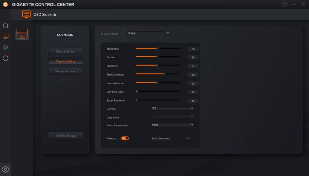 GIGABYTE GO27Q24G-7-1