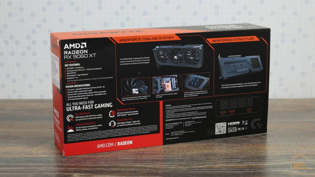 GIGABYTE Radeon RX 9060 XT GAMING OC 16G-1
