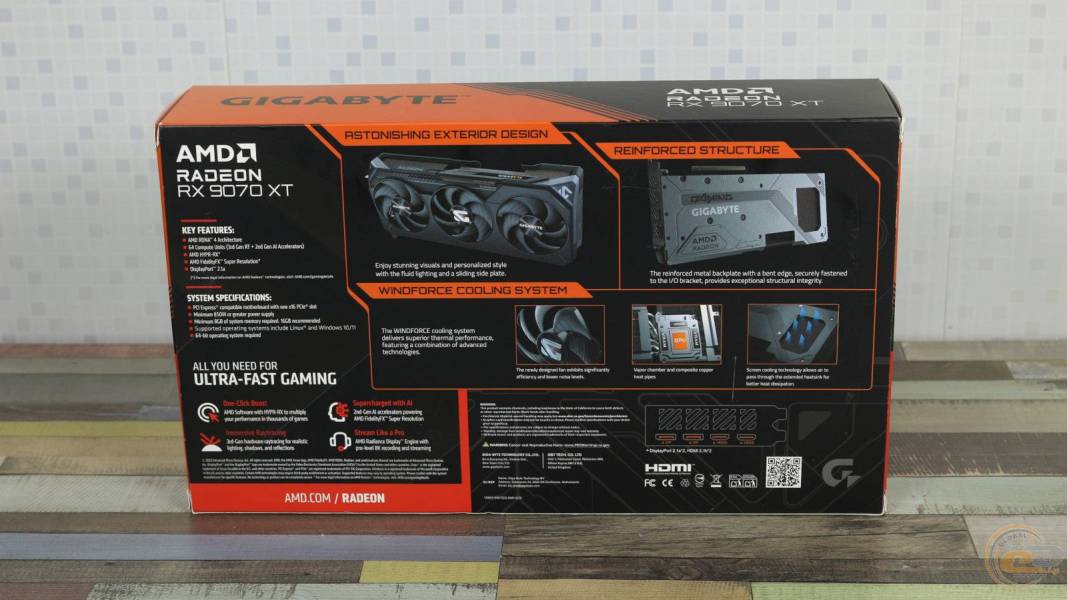 GIGABYTE Radeon RX 9070 XT GAMING OC 16G-1