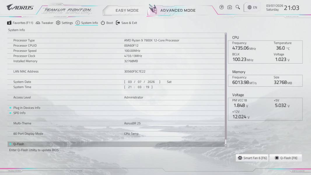 GIGABYTE X870 AORUS ELITE X3D ICE-5