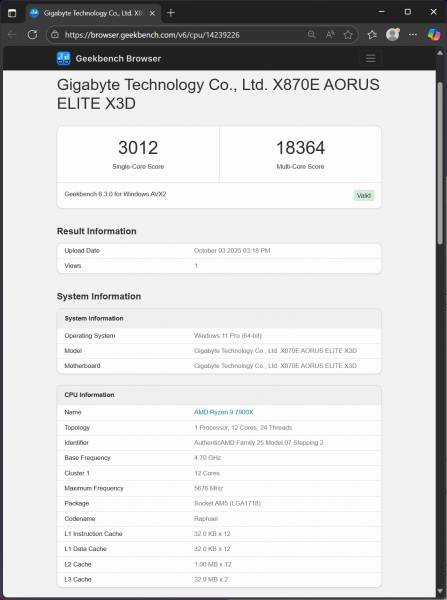 GIGABYTE X870E AORUS ELITE X3D-5