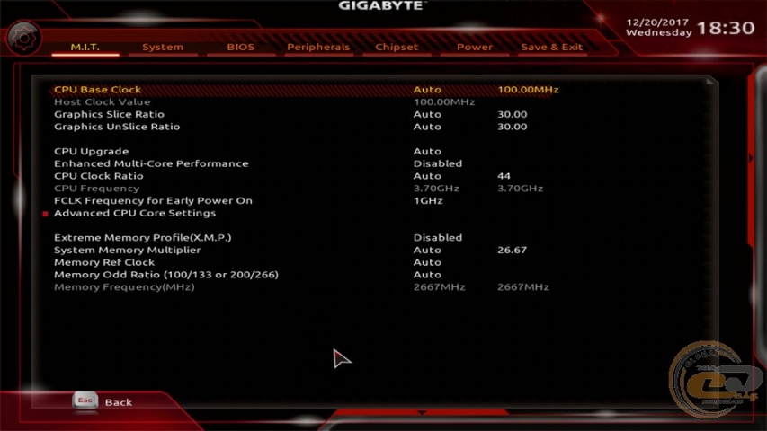 GIGABYTE Z370XP SLI