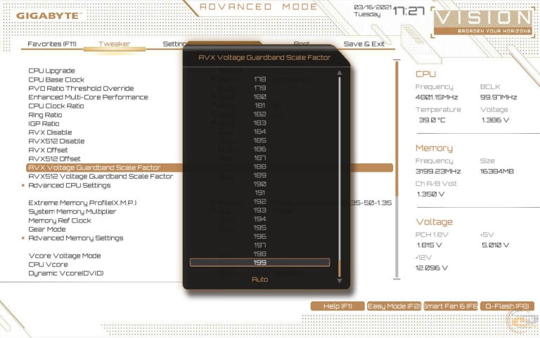 GIGABYTE Z590 VISION G