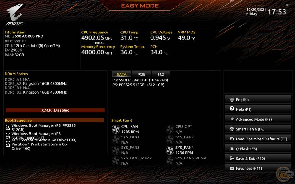 GIGABYTE Z690 AORUS PRO