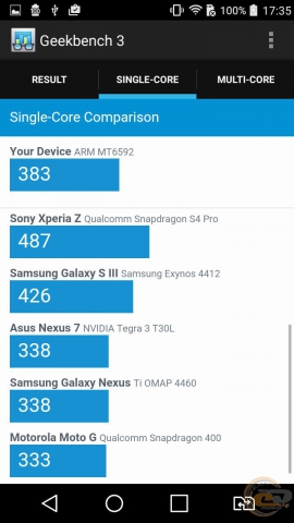 LG G4 Stylus bench