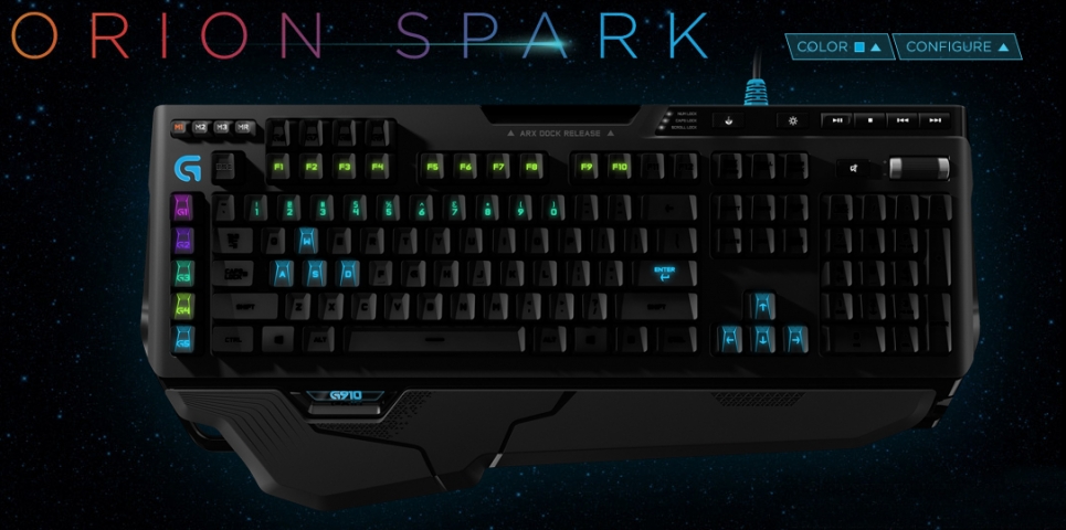 Logitech G910 Orion Spark type