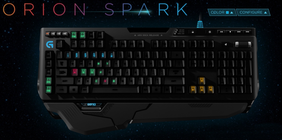 Logitech G910 Orion Spark type