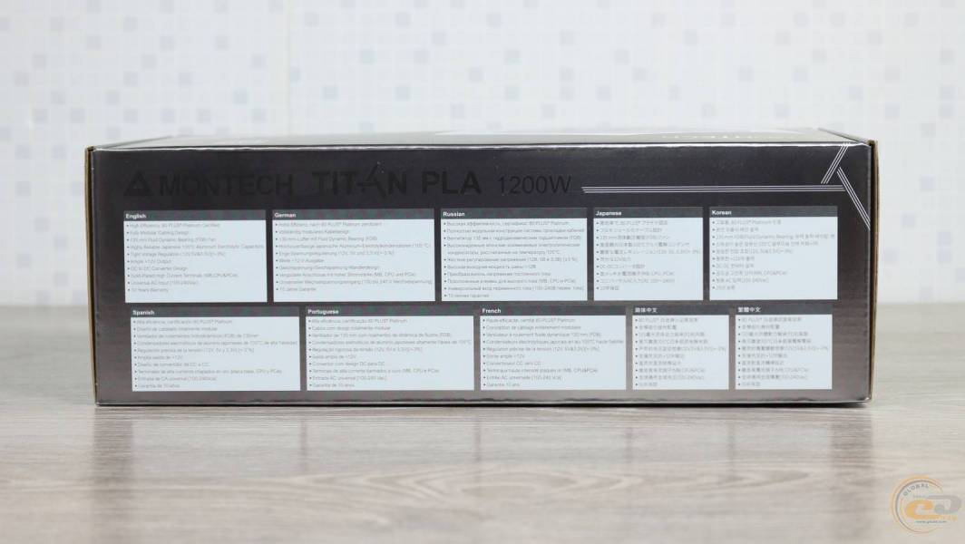 MONTECH TITAN PLA 1200W-1