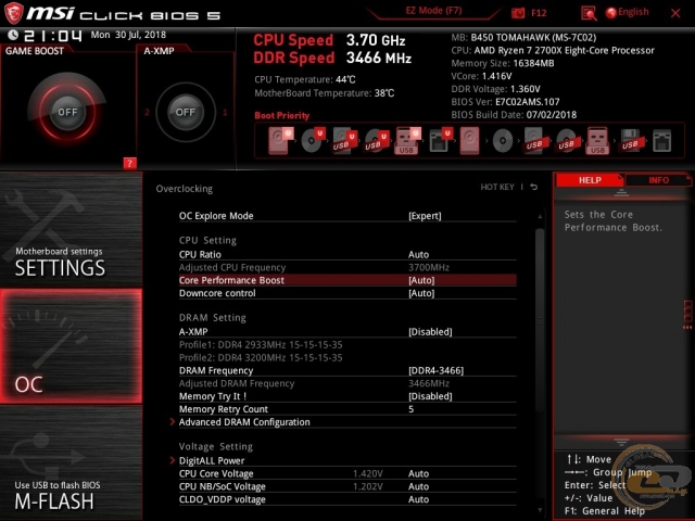 MSI B450 TOMAHAWK
