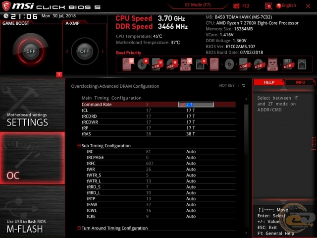 MSI B450 TOMAHAWK