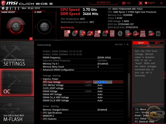 MSI B450 TOMAHAWK